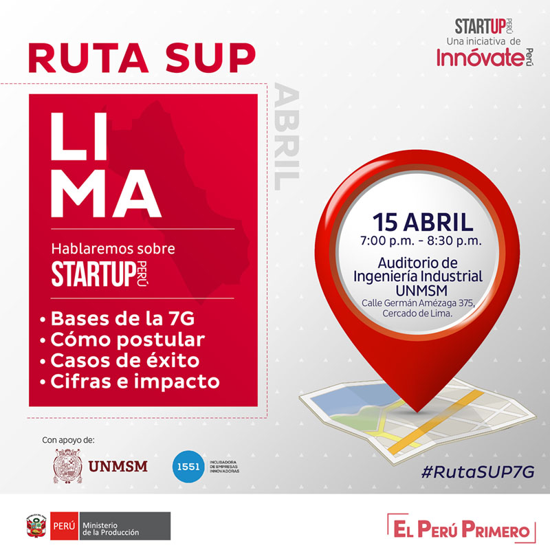 15 ABRIL RUTASUP LIMA San Marcos TWITTER