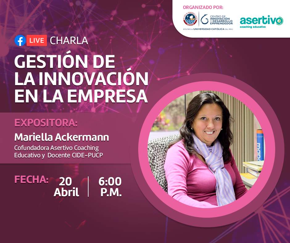Gestión de la innovación CIDEPUCP 20 de abril