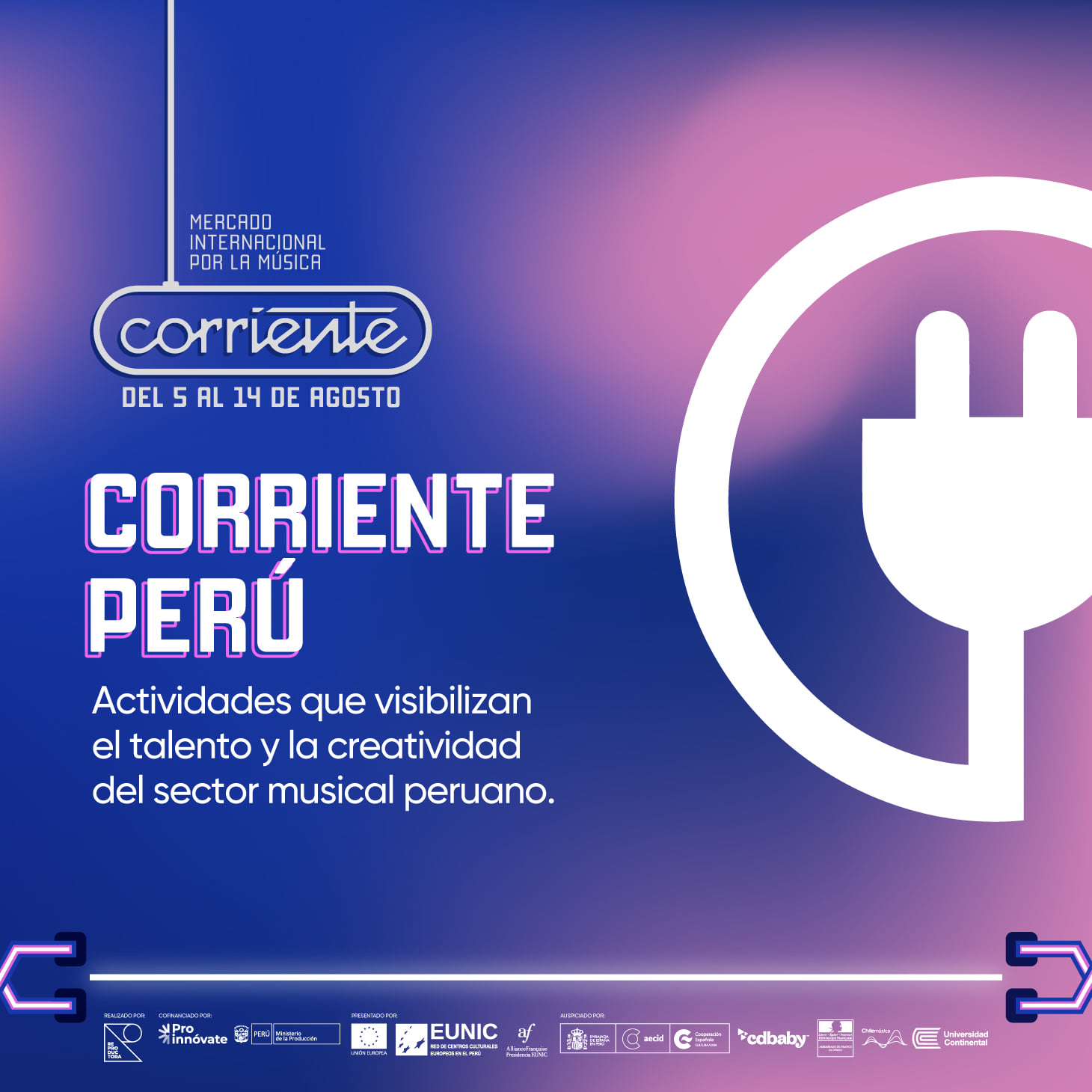 Corriente mercado internacional por la música 9 al 14 de agosto PI