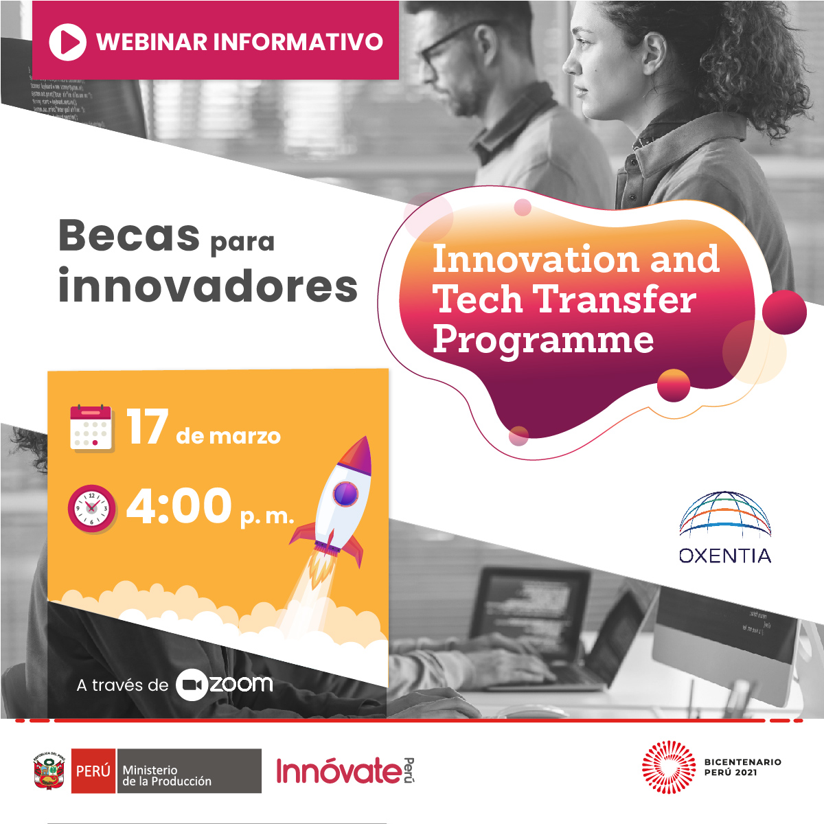 Becas Oxentia 17 de marzo