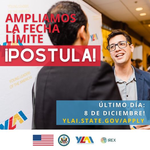 Cierre de la convocatoria YLAY USA 8 de diciembre