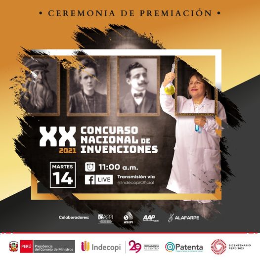 Premio inventores Indecopi 14 de diciembre