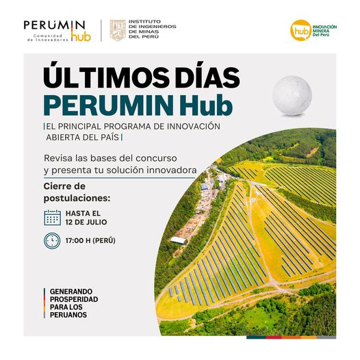 Perúmin cierre de convocatoria concurso Hub