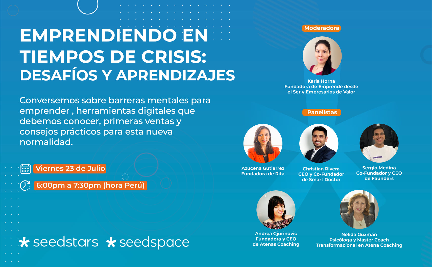 Seedspace Lima conversatorio 23 de julio