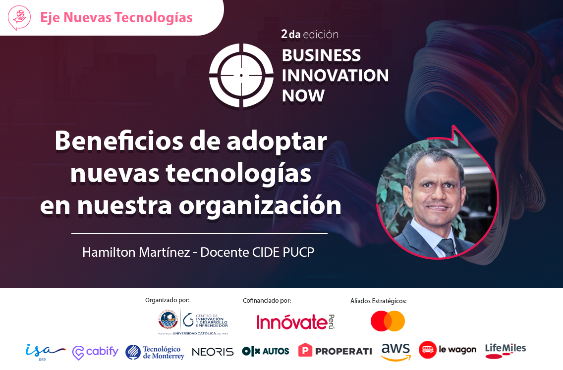 Cidepucp 23 y 24 de junio adopción de nuevas tecnologías