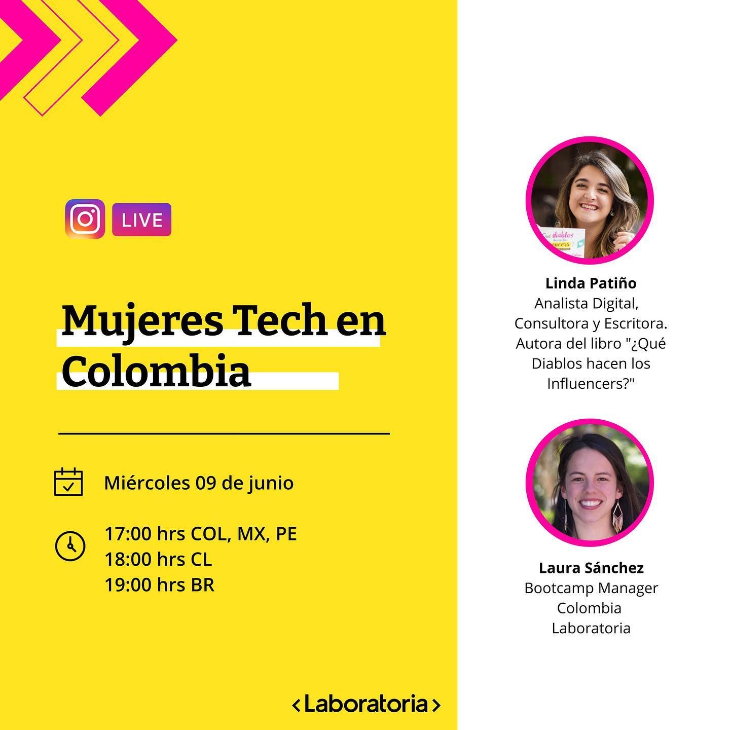 Conversatorio Mujeres tech Laboratoria 9 de junio