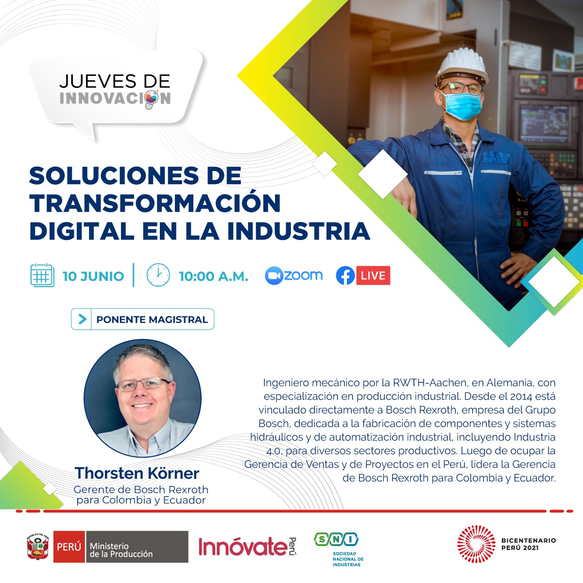 Jueves de innovación 10 de junio