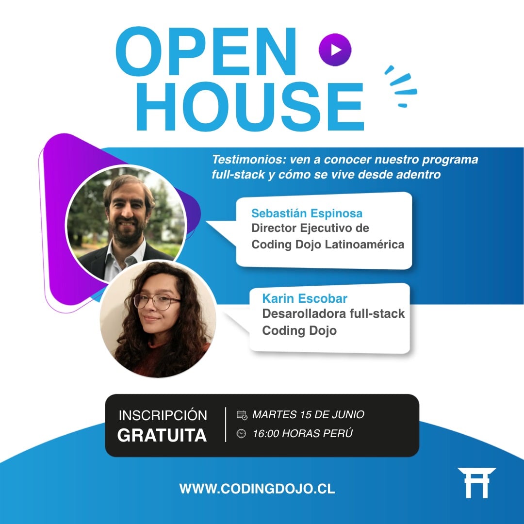 Open House coding house 15 de junio