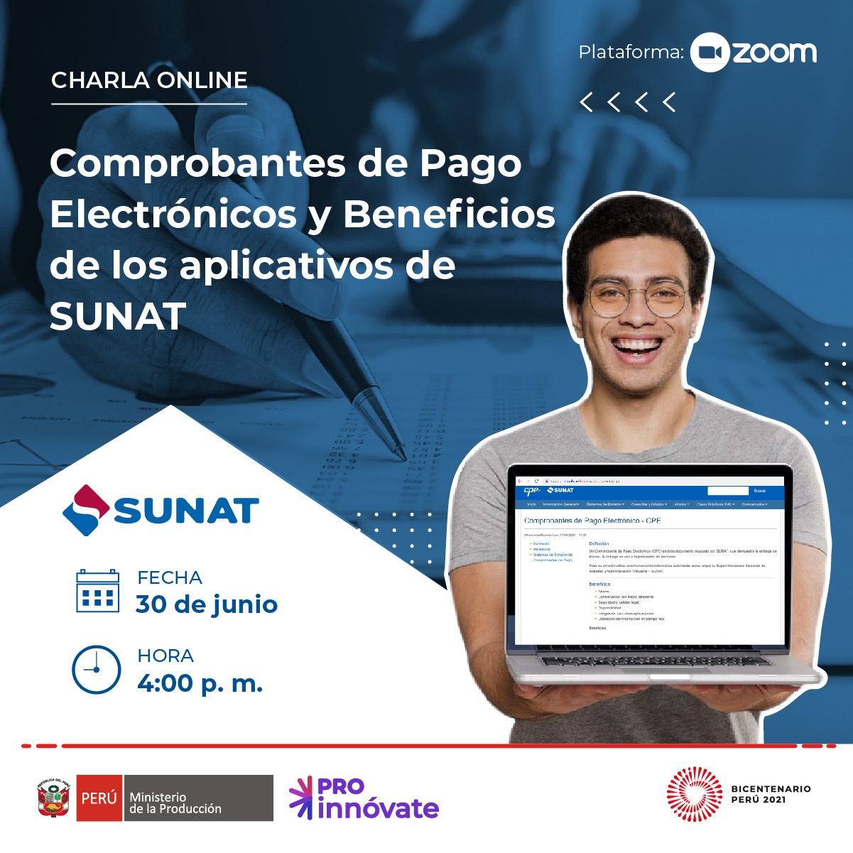 Sunat e Innóvate Perú 30 de junio