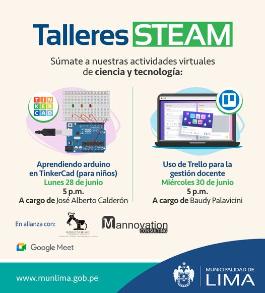 Talleres STEAM Municipalidad de Lima