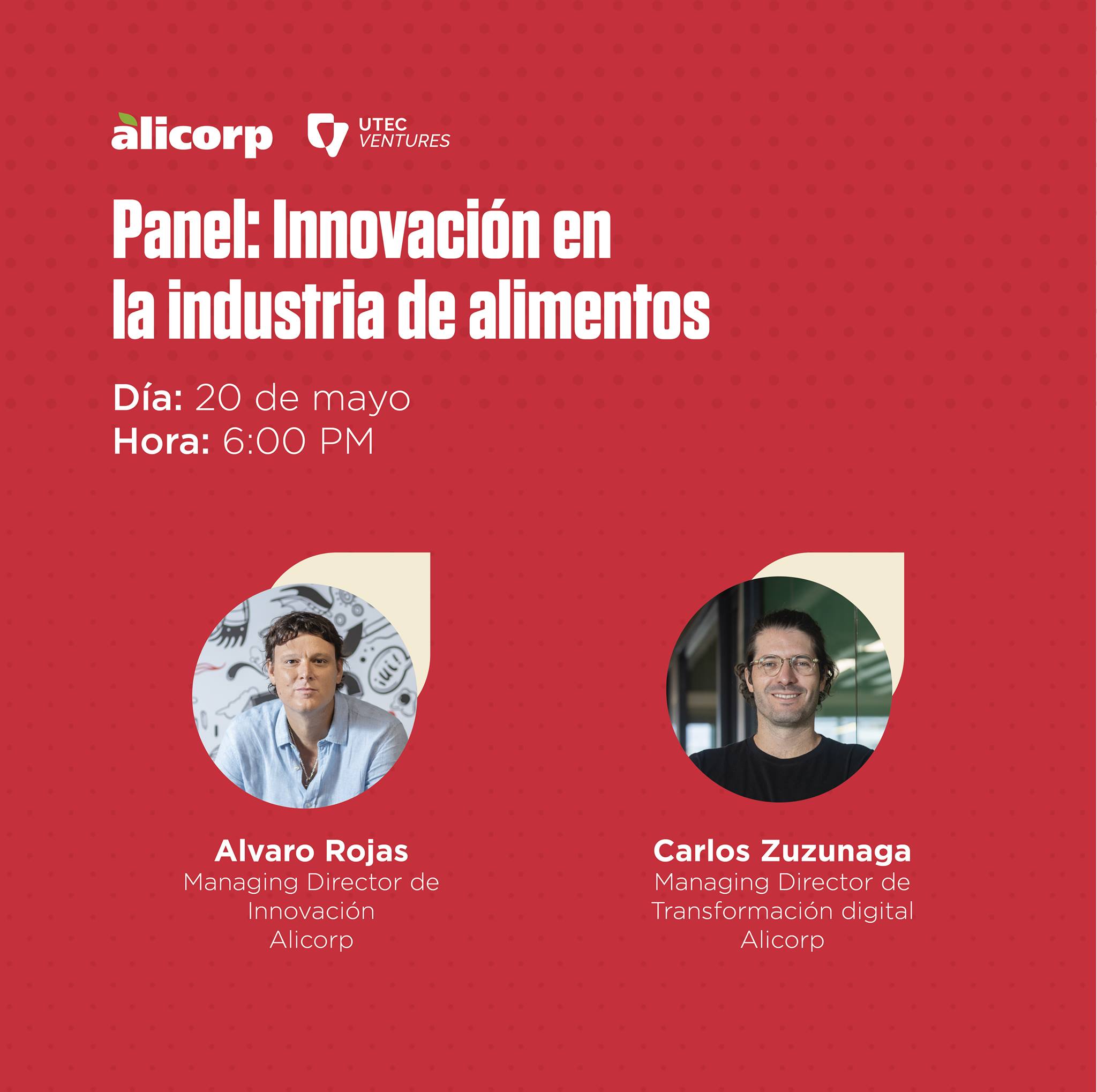 Innovación e industrias alimentarias UTEC 20 de mayo