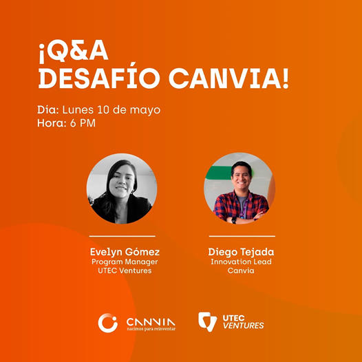 Q R Desafío CANVIA 10 de mayo UTEC Ventures