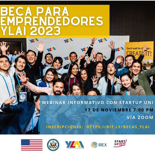 17 de noviembre webinar informativa beca EEUU