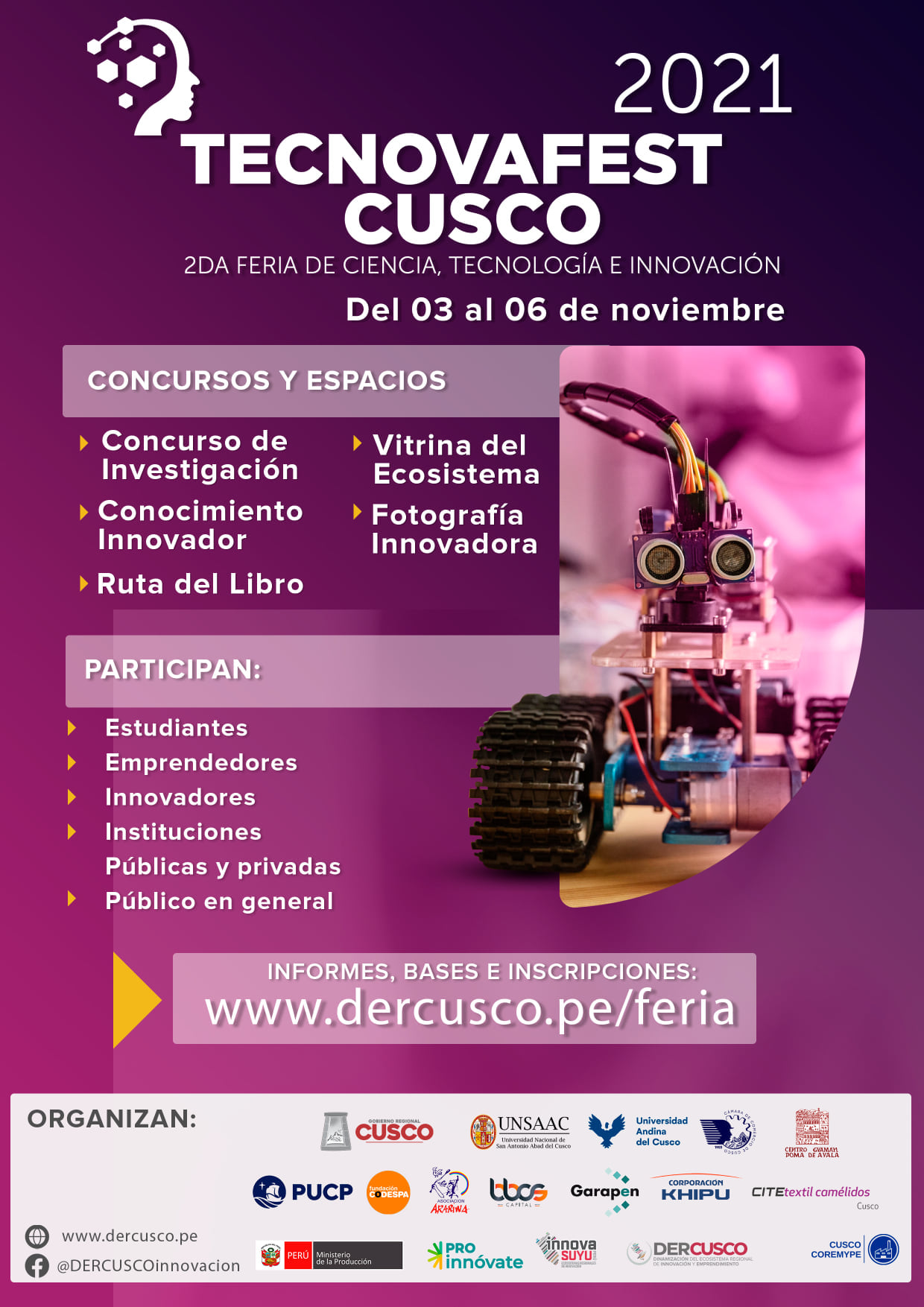 3 al 6 de nov Tecnosuyo DER CUSCO