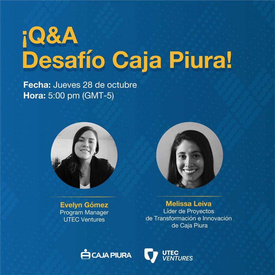 UTEC Ventures 28 de octubre fintech desafío