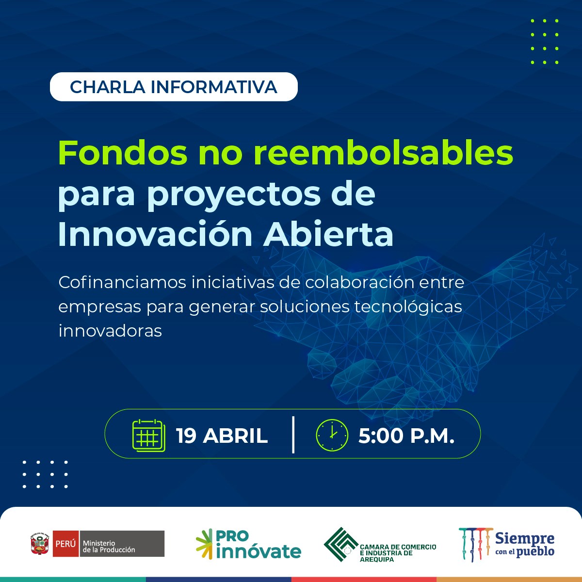 Cámara AQP 19 de abril Innovación Abierta