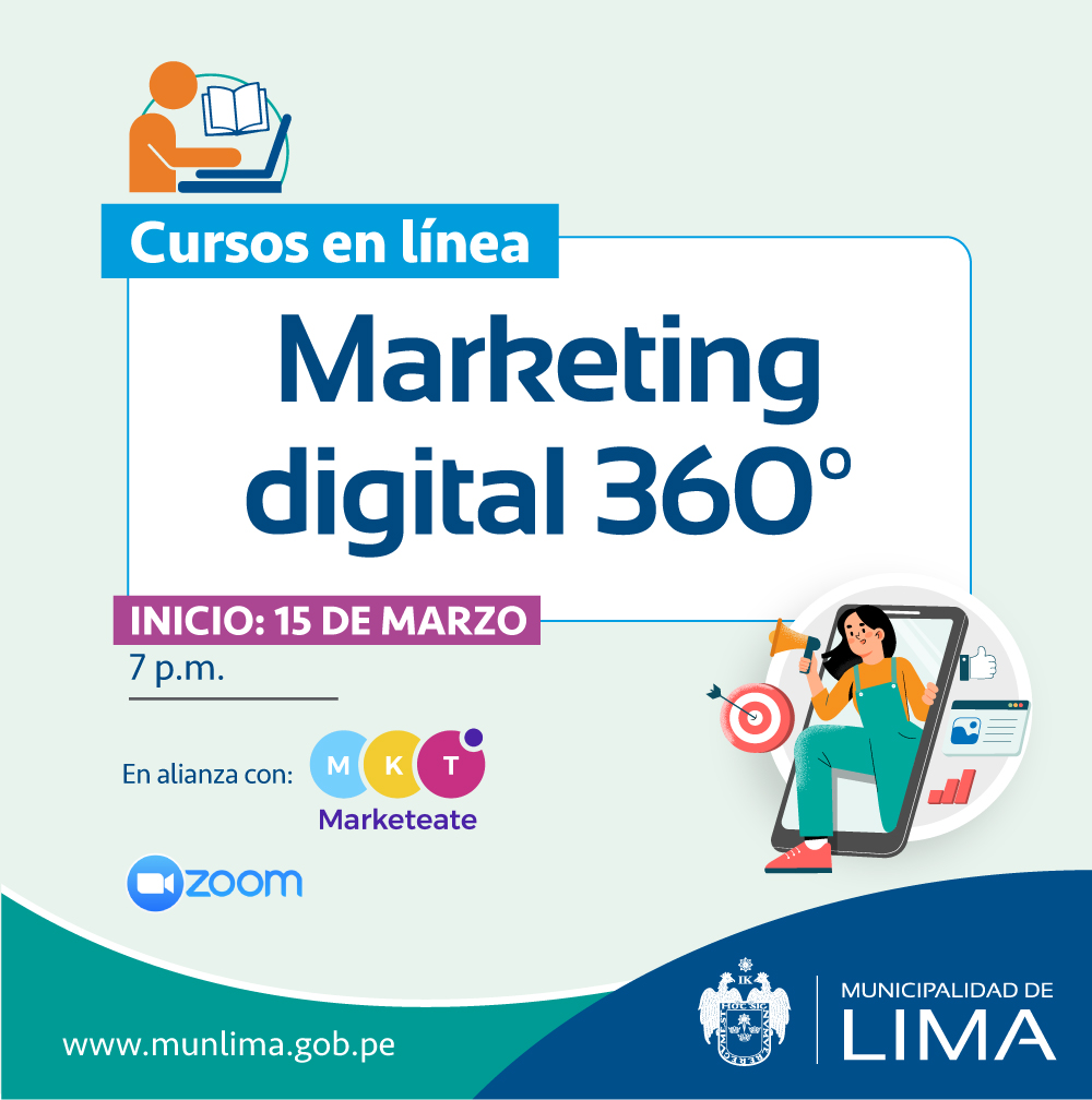 Marketing digital 360 Muni Lima 15 de marzo