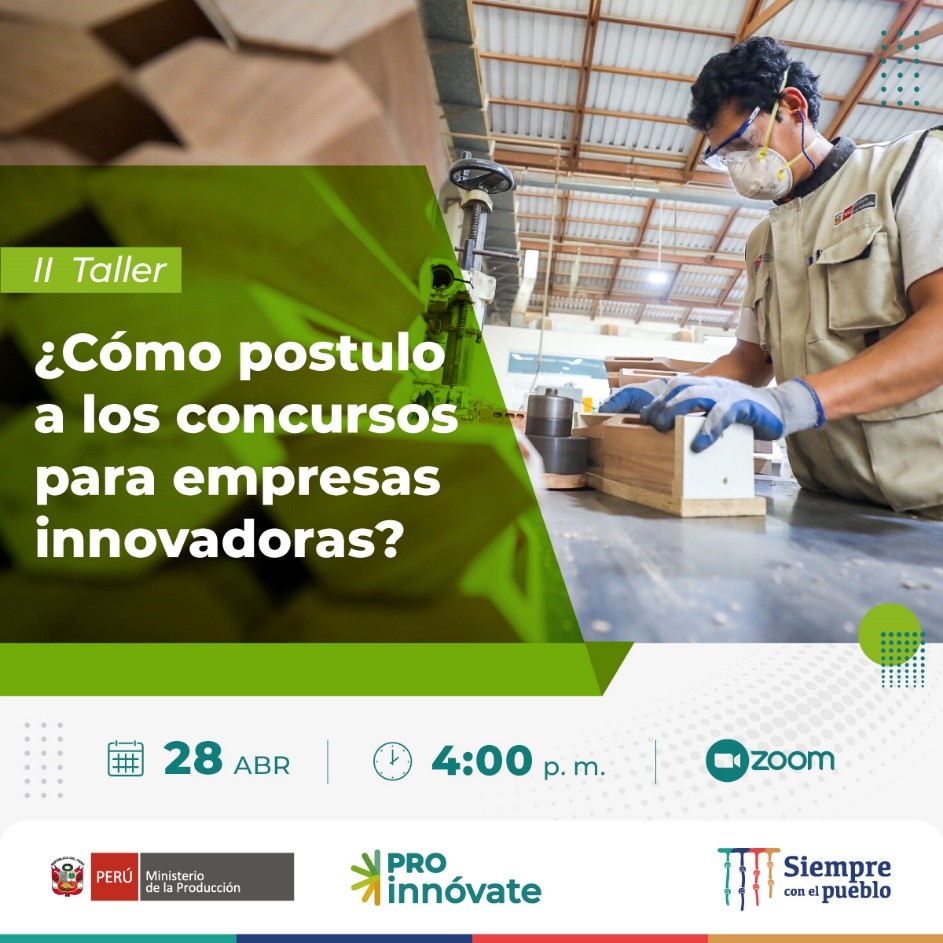 II Taller de postulación para empresas innovadoras PI ABRIL28