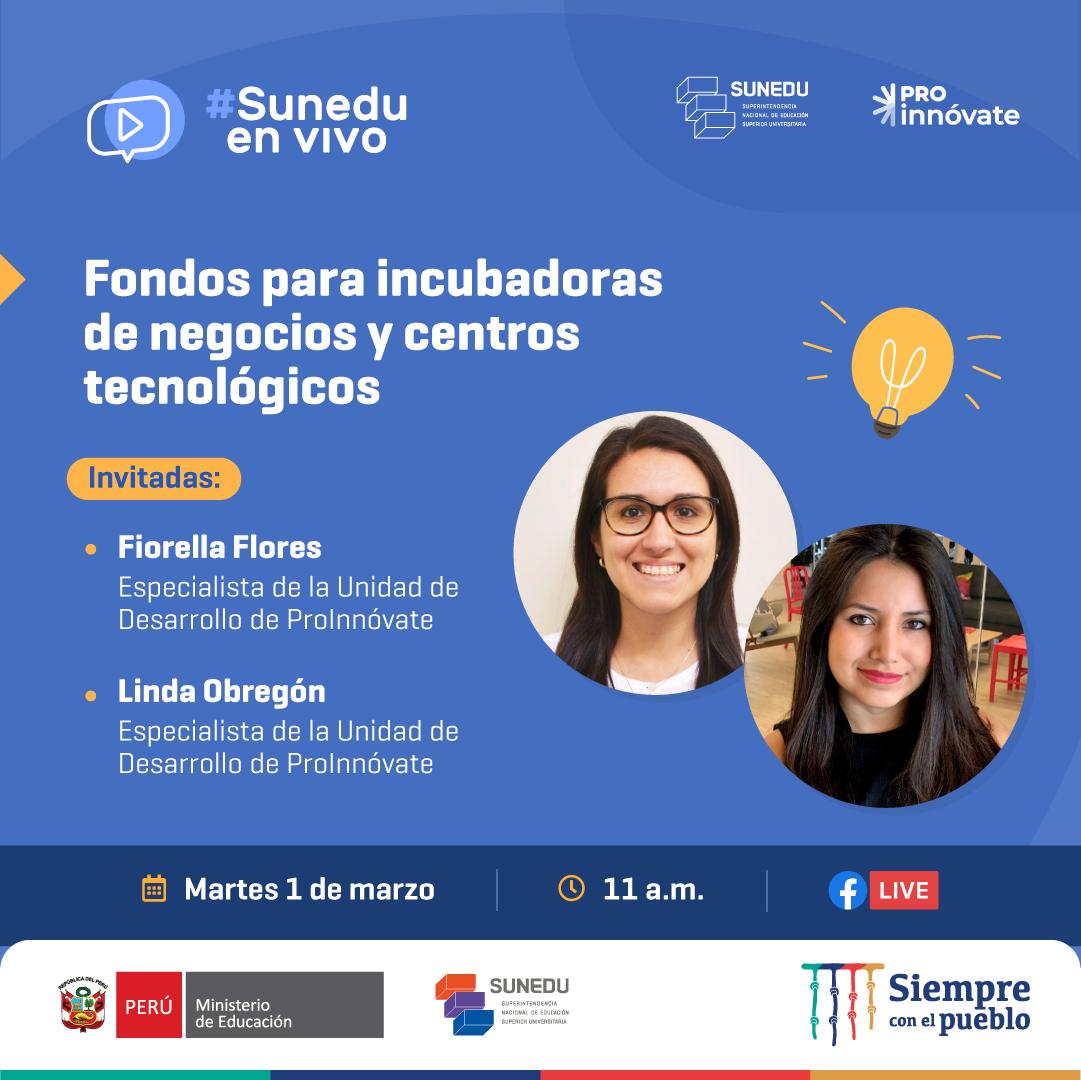 Sunedu Incubadoras 1 de marzo