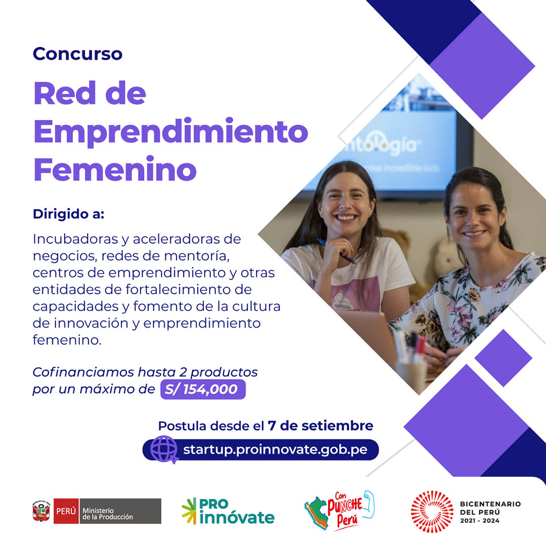 Apertura concurso Red de Emprendimiento Femenino SET7