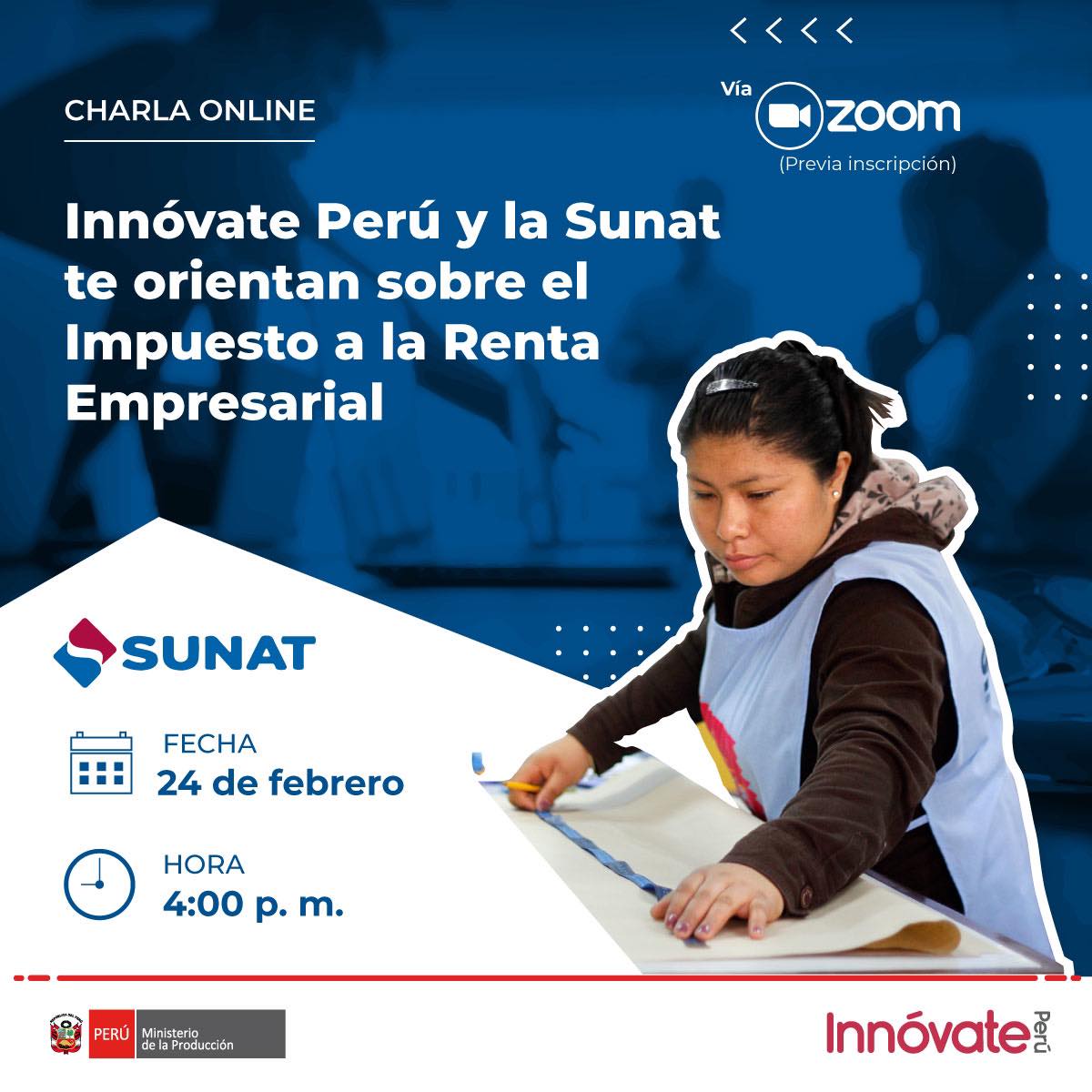 Charla Impuesto a la renta empresarial SUNAT e IP 24 de febrero