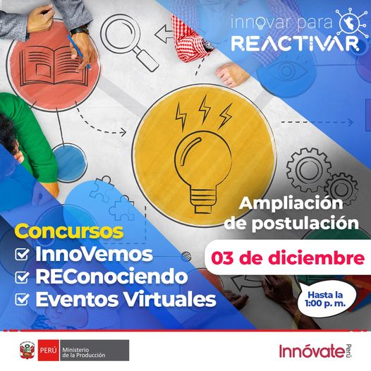 Deadline concursos difusión IPR 3 diciembre