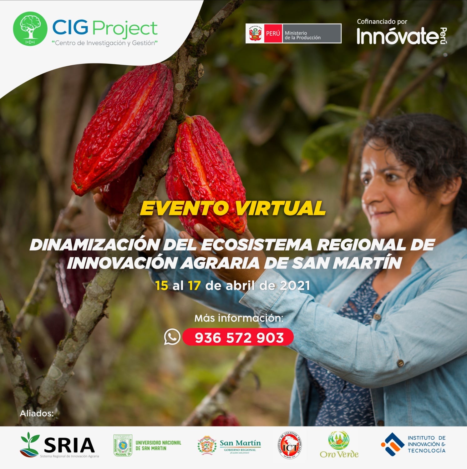 Evento virtual DER SM 15 al 17 abril
