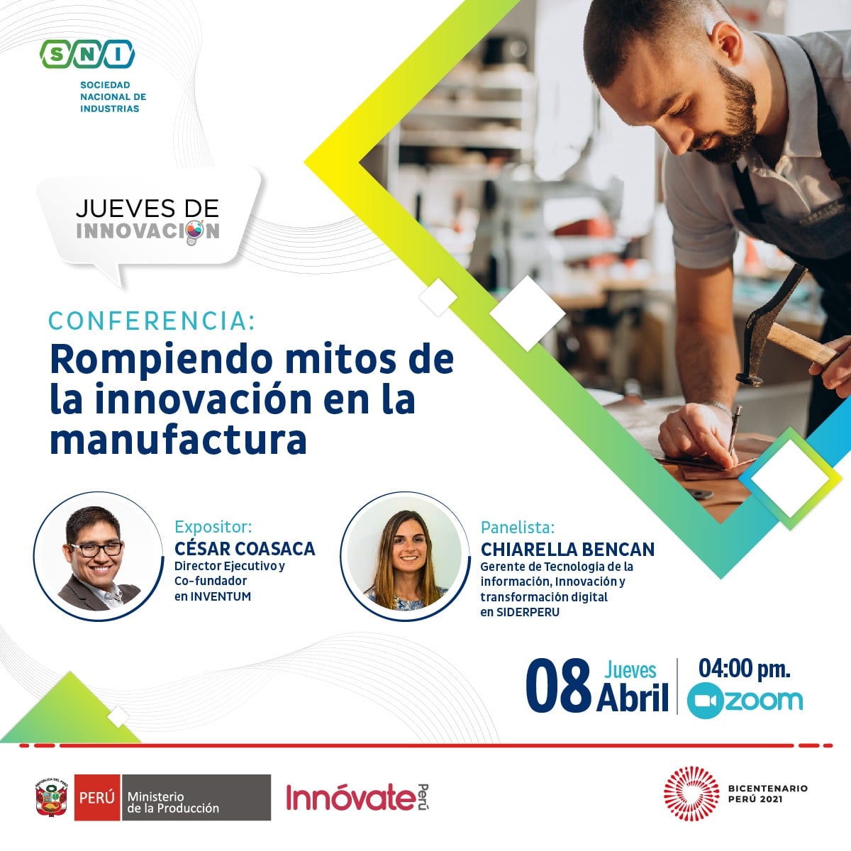 Jueves de Innovación SNI e IP 8 de abril