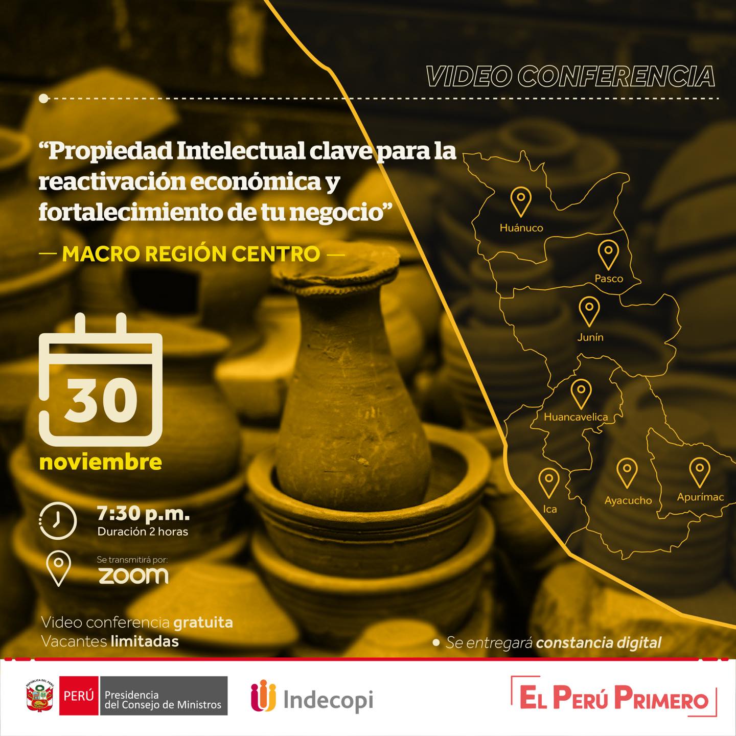 Propiedad intelectual Indecopi 30 nov