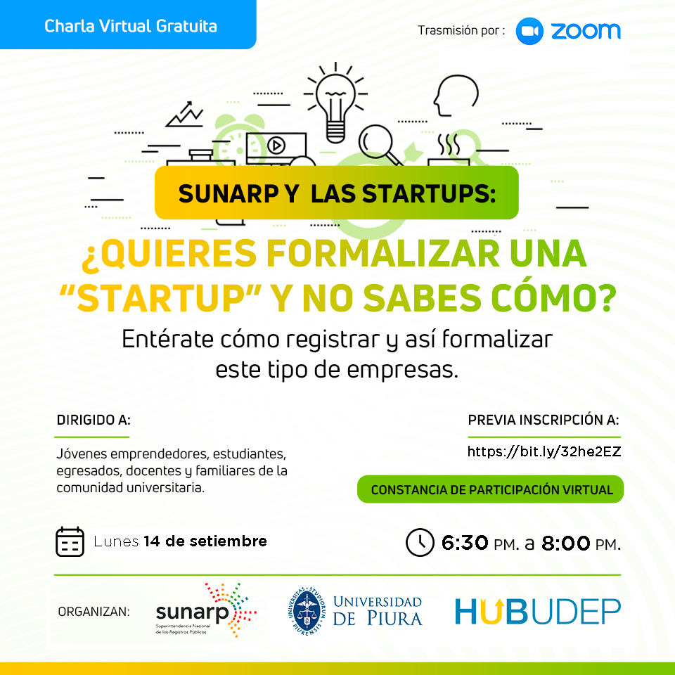 Sunarp y las stratups 14 de setiembre