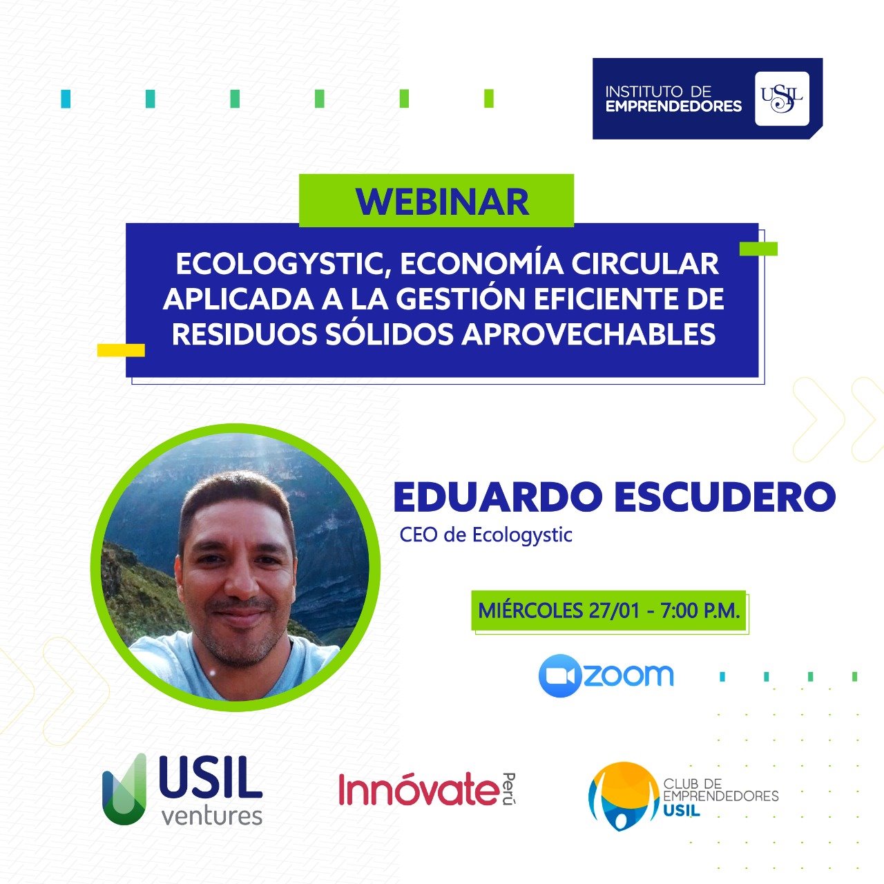 Webinar Economía circularUTEC Ventures 27 de enero