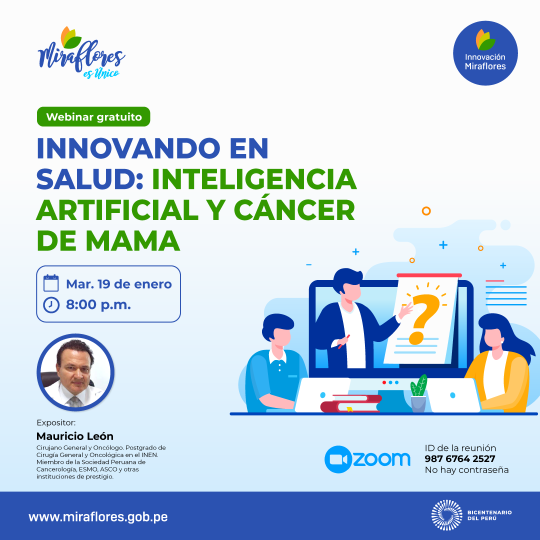 Webinar innovando en salud Municipalidad de Miraflores 19 de enero