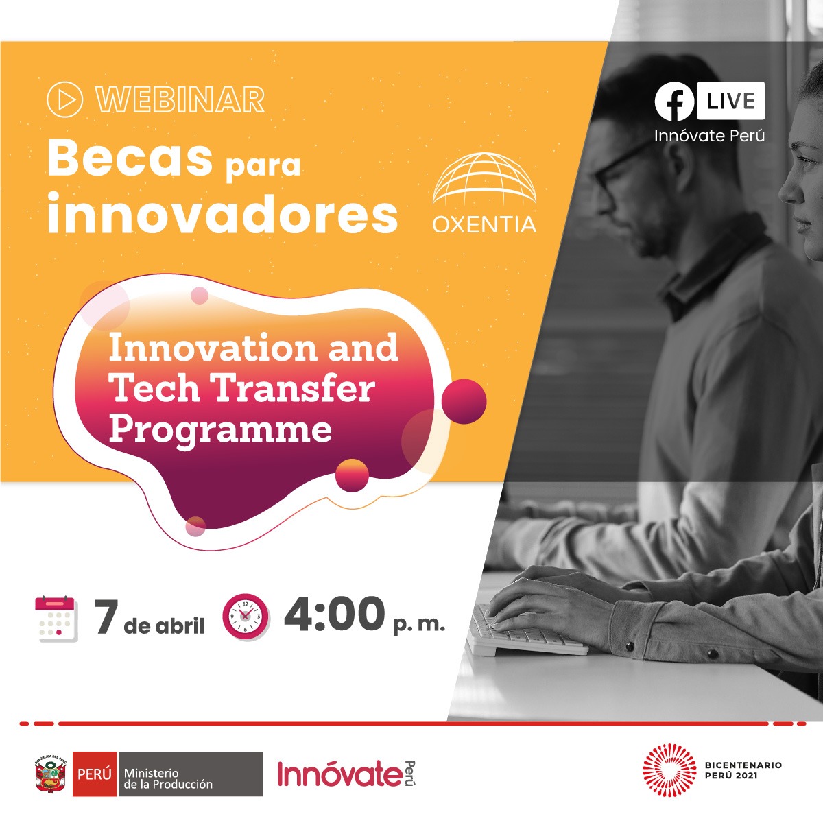 Webinar programa IP y Oxentia 7 de abril