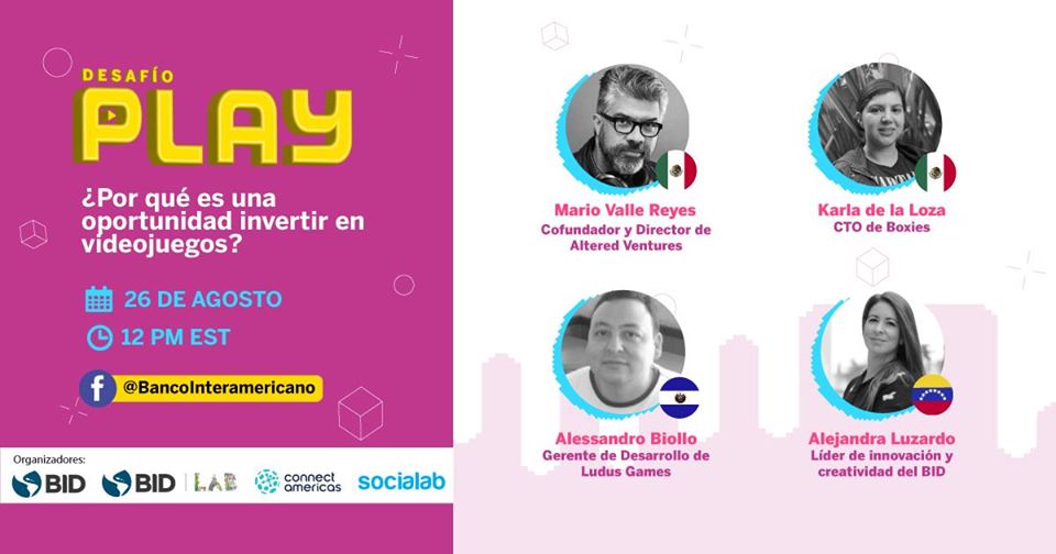 BID videojuegos 26 de agosto