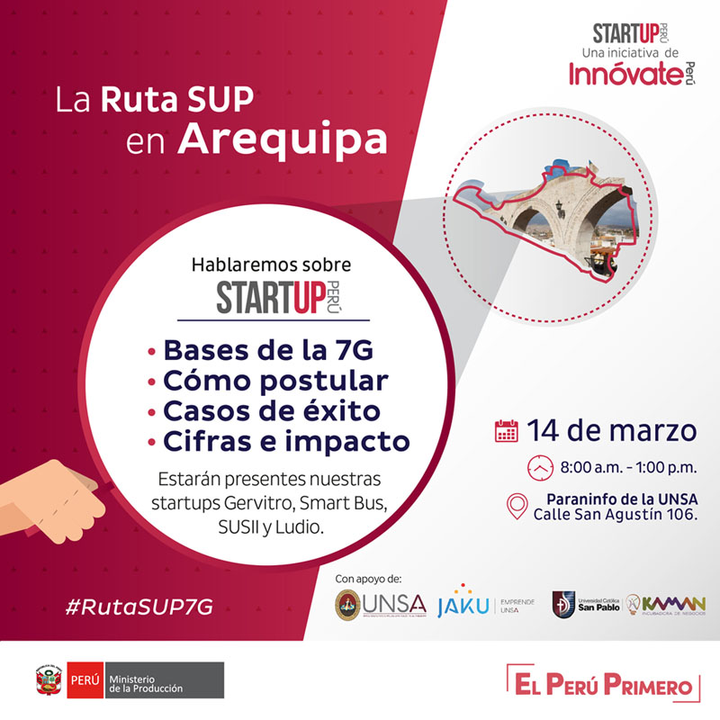 ruta sup arequipa 11marzo TWITTER