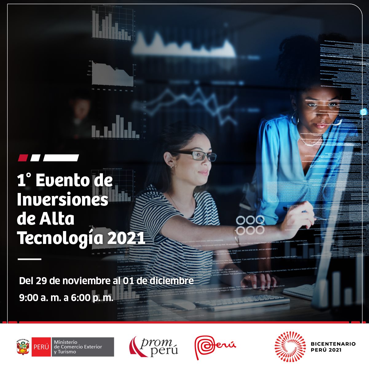 29 al 1 de diciembre Evento de inversionistas de alta tecnología Promperú