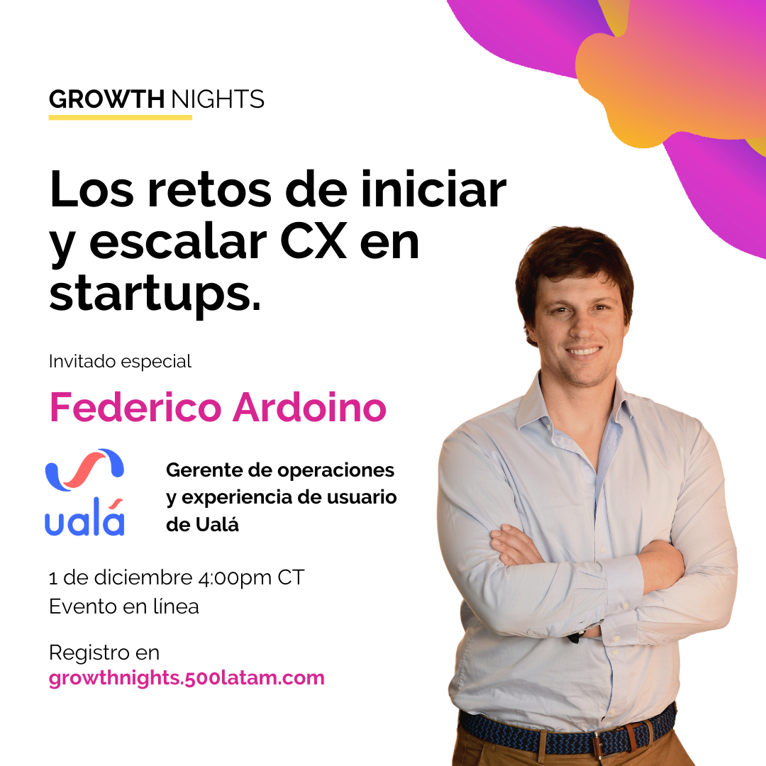 5 de diciembre 500 Startup UTEC Ventures Growth Nights